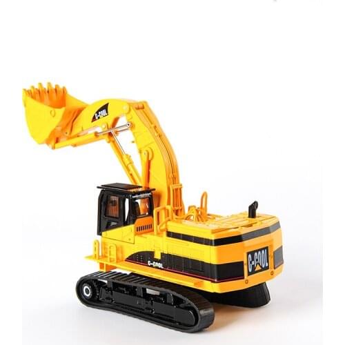 C-COOL 1/64 Childrens Excavator Toy Alloy Engineering Vehicle Model Car Toy Gift