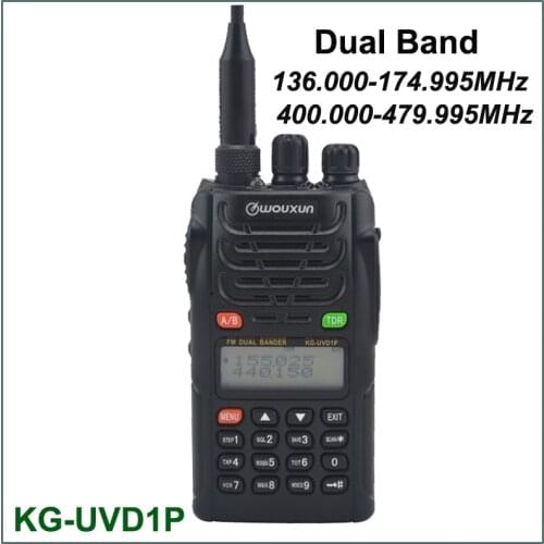 Wouxun KG-UVD1P VHF/UHF Dual Band Radio 136.000-174.995MHz & 400.000-479.995MHz FM Transceiver