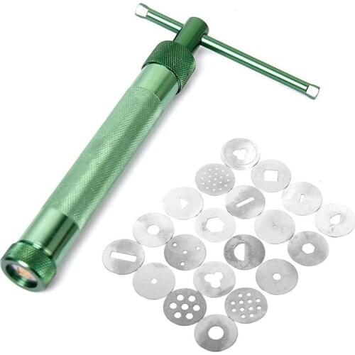 Hot YO-Clay Extruder - Polymer Clay Extruder, Aluminum Alloy Clay Extruder Gun, Rotary Mold Sugar Polymer Clay Extruder