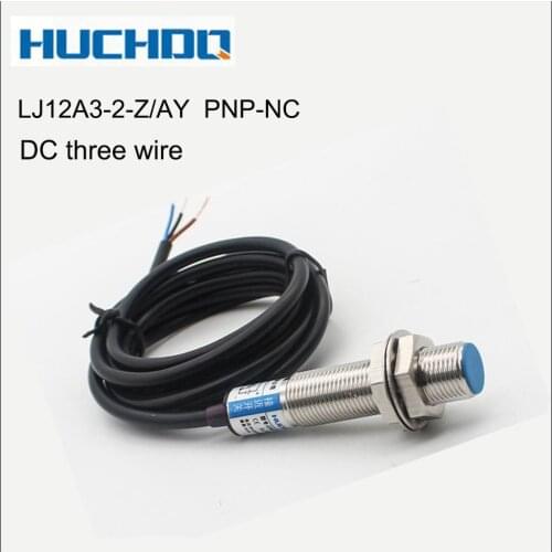M12 Inductive proximity switch LJ12A3-2-Z/AY/BX/BY NO/NC Three lines Cylindrical general metal sensor screen shield type DC6-36V