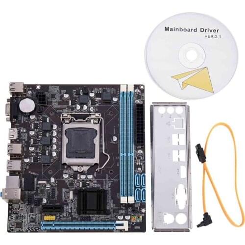 H61 Desktop Computer Mainboard Motherboard 1155 Pin CPU Interface Upgrade USB2.0 DDR3 1600/1333 for Core i7/i5/i3