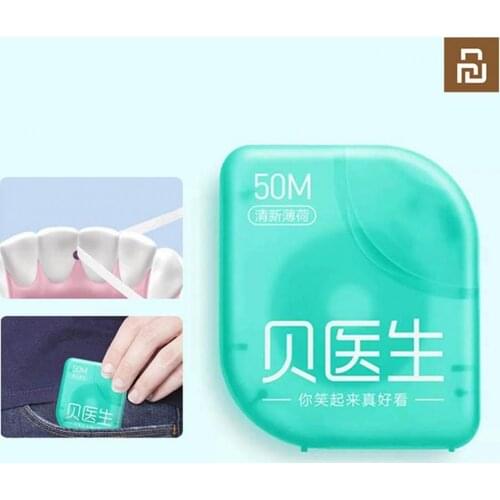 Micro Wax Peppermint flavor Dental Flosser Interdental Brush Teeth Stick Toothpicks Floss Pick Oral Clean Wire