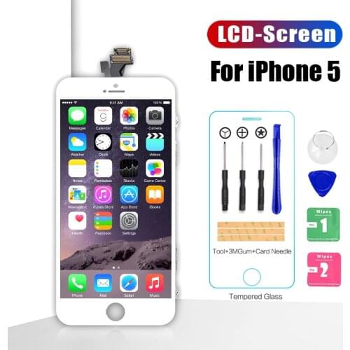 OEM Original Quality LCD Display For iPhone 4 4S 5s SE 5 5C Touch Screen Digitizer Assembly Replacement Full Set Black White