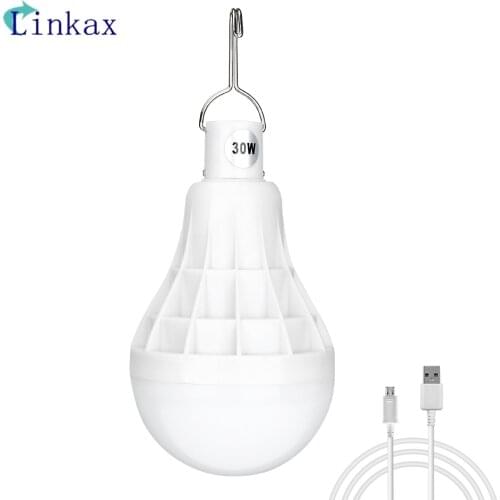 Portable Camping Lantern 22 LED Bulb Night light 30W 5 Modes LED Camping light USB Rechargeable Outdoor Emergency Lamp