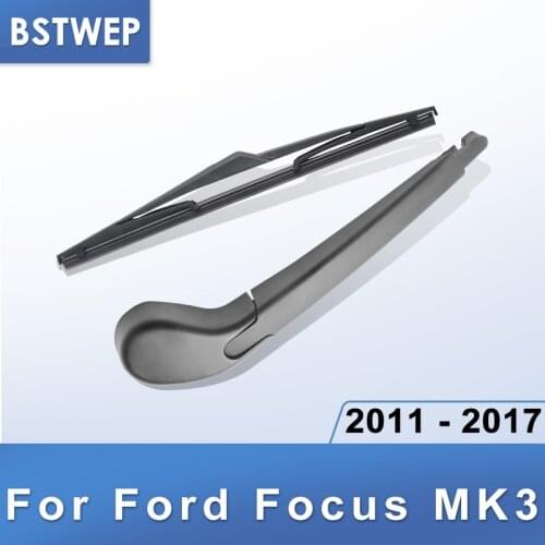 BSTWEP Rear Wiper & Arm for Ford Focus MK3 2011 2012 2013 2014 2015 2016 2017