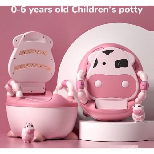 Boys and Girls Potty training Seat Childrens Pot Ergonomic Design Potty Chair Comfy Toilets Children Gift --Free Cleaning Brush