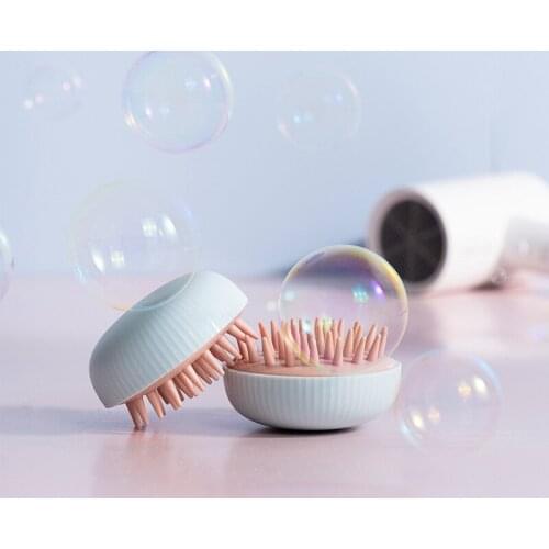 Silicone Shampoo Brush Don't Hurt The Hair And Scalp Massage Brush Portable Travel Bath Cleaning Brush Household Bath Head Brush