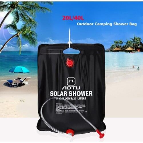 20L/40 Water Bag Energy Heated Bathing Portable Solar Heated Outdoor Camping Shower Bag Picnic Water Bag Hiking Water Storage