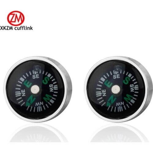 Formal Outdoor adventure compass Cufflink for Mens Suits Buttons Geometric Wedding Cufflink French Grooms Shirt Brand Cuff Links