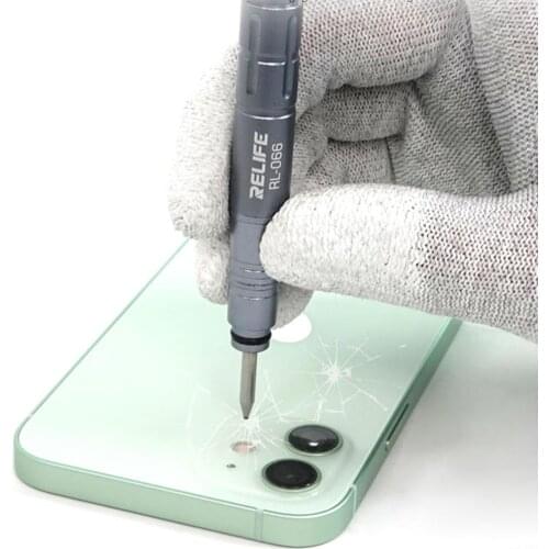 RELIFE RL-066 Back Cover Camera Rear Glass Lens Break Crack Demolishing Pen for iPhone 8-12 pro max Housing Blasting Tool