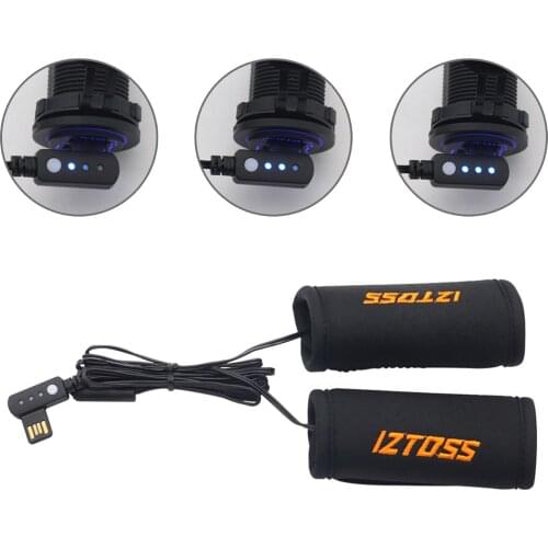 2Pieces Motorcycle Heated Grips Warmer Pad Handlebar Hand Warmers Anti