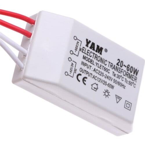 40W 12V Transformer Halogen LED Lamp Power Supply Driver Electronic Adapter New