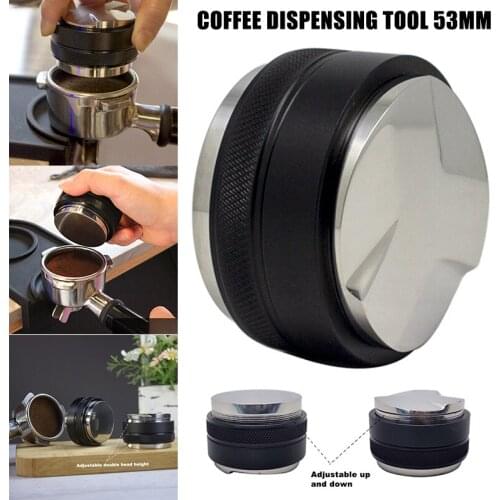 53mm Coffee Distributor Espresso Distributor Espresso Distribution Tool Coffee Leveler Fits for 54mm Portafilter Kithchen Tool