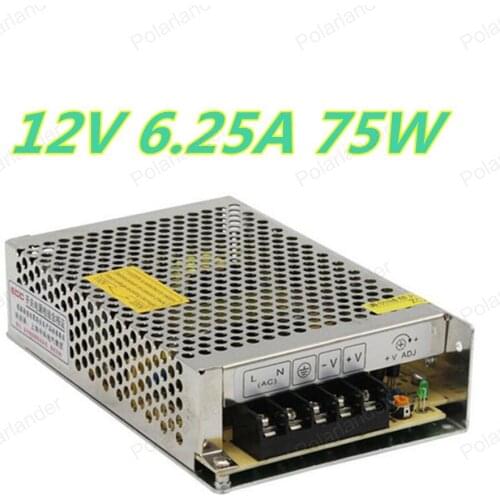 AC110V/220V To DC 75W 12V 6.25A Lighting Transformers Led Switching Power Supply For Led Display