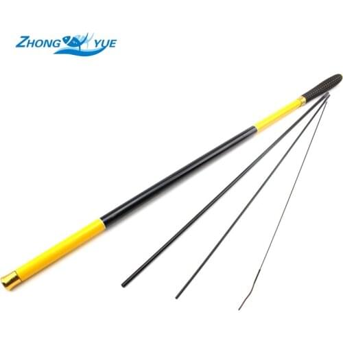 Promotion! Carbon Fiber Stream Hand Fishing Rod 3.6m 4.5m 5.4m 6.3m 7.2m Ultra Light Feeder Carp Fishing Pole Fishing Tackle