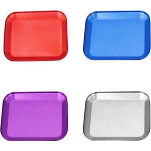 2021 Aluminum Screw The Tray with Magnetic Pad Screw Storage Box Mini Screw Plate Screw Bits Box Mobile Repair Screw Mat