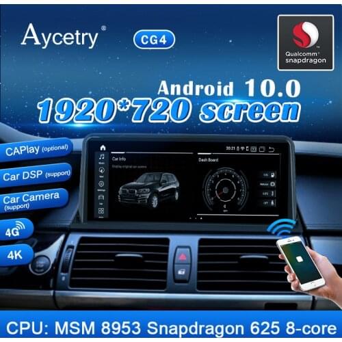 64G IPS Android 10.0 Auto Radio for BMW X5 E70 X6 E71 CCC CIC System Glonass GPS Navigation Screen Stereo no DVD Head Unit
