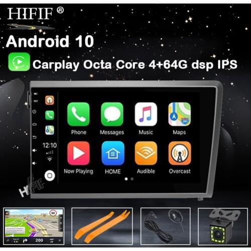 Octa Core Android 10 Car Radio Audio video GPS Navi Player For Volvo VOLVO S60 V70 XC70 Multimedia Head DVD Unit IPS Wifi OBD