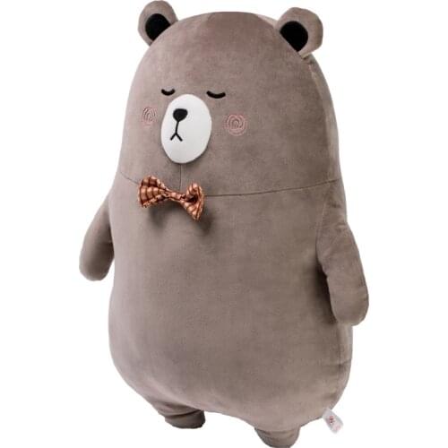 Large Teddy Bear Stuffed Animals Baby Toys Pillow 55cm Brown Cartoon Doll kawaii Plush Toy Soft Cushion Birthday Gift For Girls