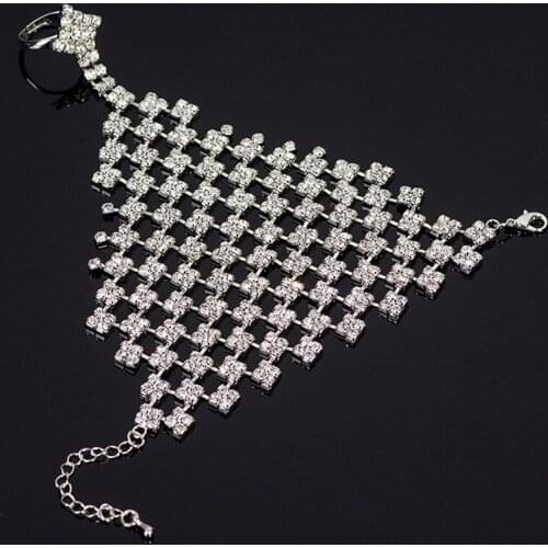 Bangles Jewelry Austrian Crystal Bracelets YFJEWE Top Quality Rose Inlay Cubic Zirconia Wheat-shaped Bracelets #B119