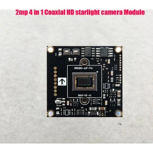 DIY UTC function Starlight 2mp AHD TVI CVI CVBS 4 in 1 SONY IMX327 CMOS HD WDR Camera Module support OSD cable control