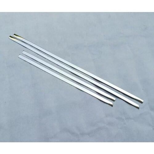 For Ford Kuga 2013-2017 4PCS Car Styling Stainless Steel Exterior Car Side Door Body Trim Molding Accessories Side Cover Trim