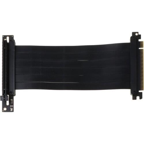 Gen3.0 PCI E 3.0 16X Graphics Card vertical kickstand Flexible Extension Cable