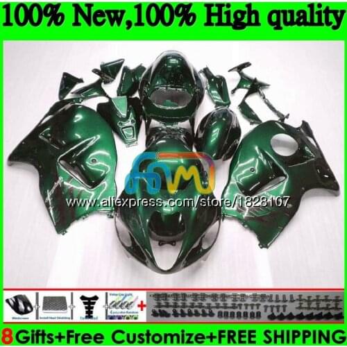 Hayabusa For SUZUKI GSX-R1300 GSXR 1300 1996 1997 1998 1999 2000 2001 48BS.155 GSXR1300 Dark green 96 97 98 99 00 01 Fairings