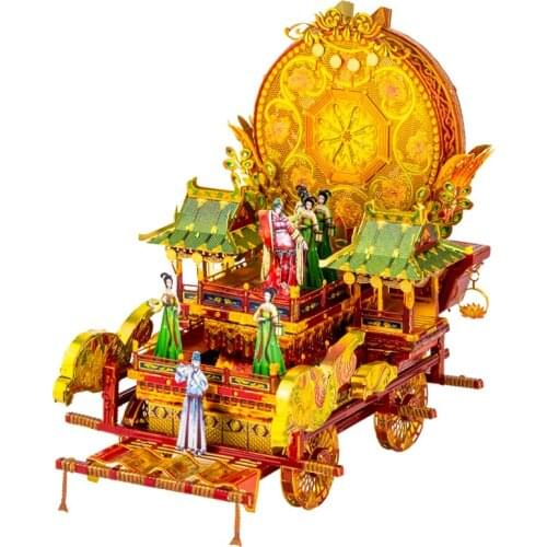 Art Model MU 3D Metal Puzzle Xu Hezi Float building model DIY 3D Laser Cut Assemble Jigsaw Toys GIFT For children