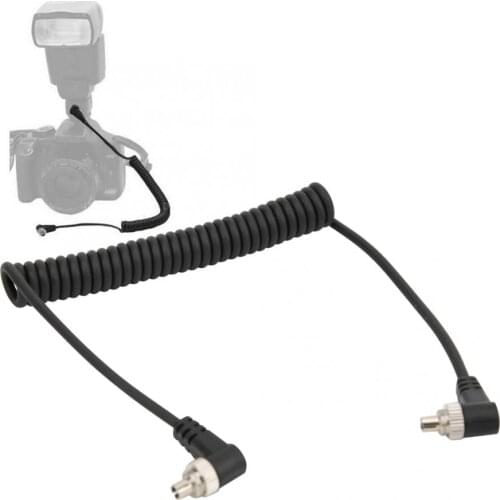 100cm Male to Male Flash PC Sync Cable with Screw Lock for Canon /for Nikon Camera and Flash Light Connection Cable