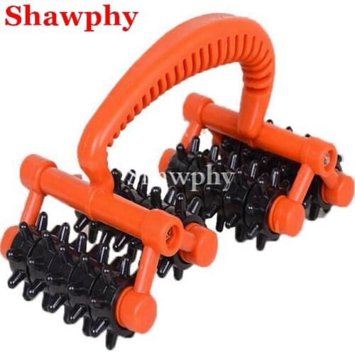 Hot Sales Gift Hand Wheel Roller Massager Plastic Body Care Promote Blood Circulation Massage Tool for Neck Waist Body
