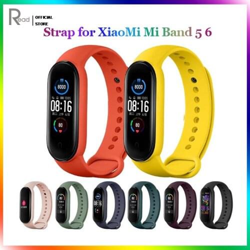 Strap for Xiaomi Mi Band 5 Smart Watch Sport Silicone Wrist Replacement For MiBand 5 Colorful Bracelet Xiomi 5 Straps