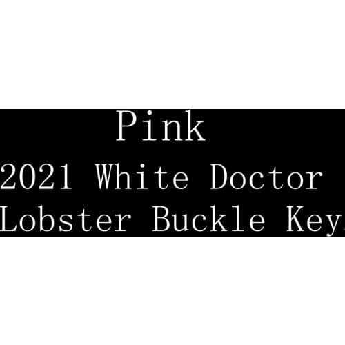 Pink 2021 White Doctor Lobster Buckle Key