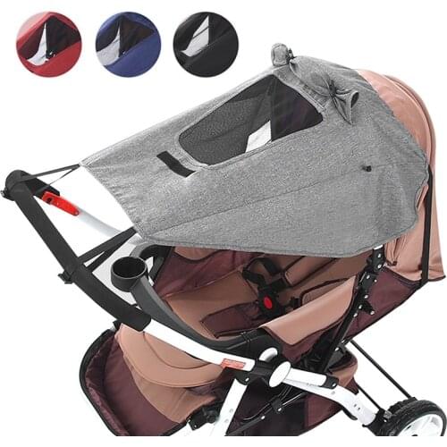 Baby Stroller Awning UV Protection Sunscreen Pushchairs Sun Canopy Universal Prams Sunshade Prams Stroller Accessories