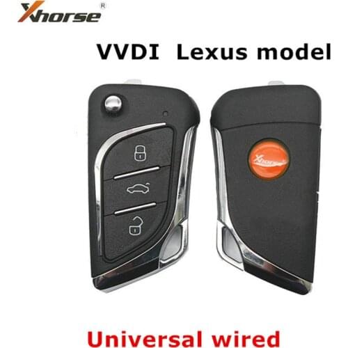 XHORSE UNIVERSAL FLIP Wired Remote KEY VVDI for Lexus model for VVDI Key Tool VVDI2