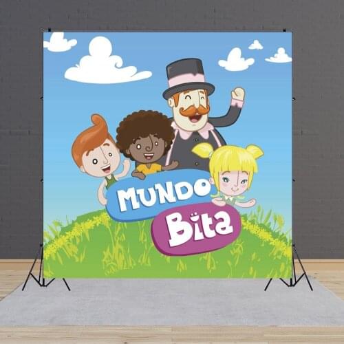 Photography Backdrops Green Garden Mundo Bita Custom Photo Studio Birthday Party Baby Shower Vinyl Background Photocall Banner