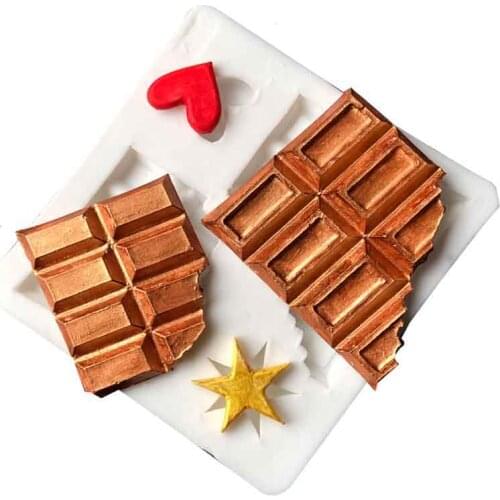 1 Piece Chocolate Cookies Fondant Cupcake Decorating Molds Cake Silicone Mold Sugarpaste Candy Chocolate Gumpaste Clay Mould