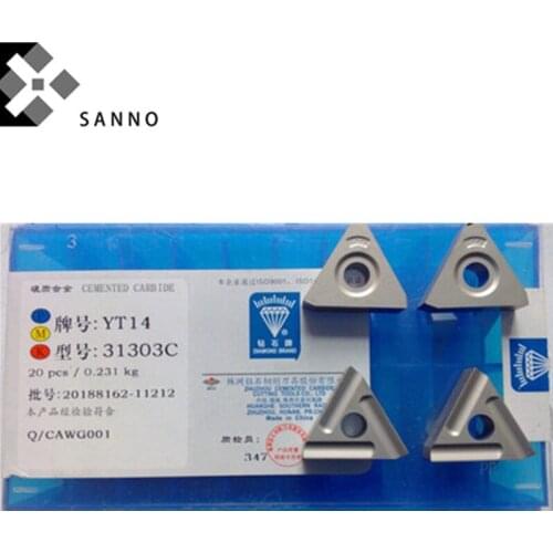 20pcs/pack YW2 / YT15 / YT14 / YT5 / YW1 / 31303D / 31303C CNC carbide brazed inserts turning milling blade for turning tools
