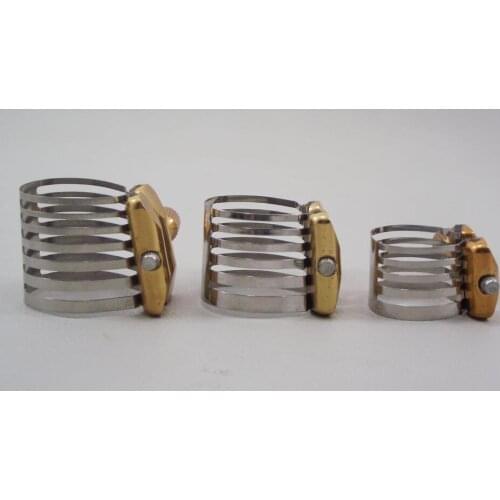 3pcs sax Ligature Tenor sax +Alto sax + Soprano sax Stainless steel