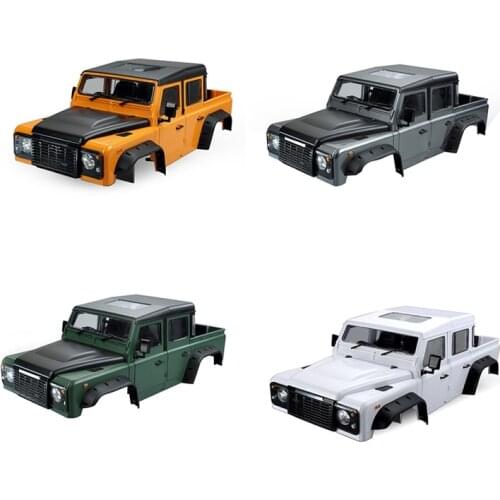 313Mm 12.3in Wheelbase D130 Defender Pickup Body Shell for 1/10 RC Crawler Car Traxxas TRX4 TRX-4 Axial SCX10 90046