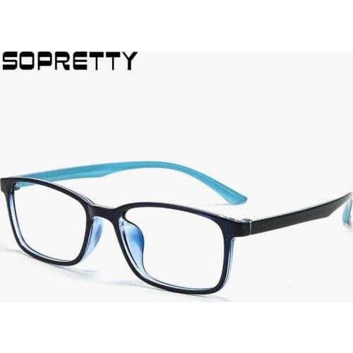 52-19-143 Korea Square TR90 Glasses Frames for Myopia Prescription ,Unisex Plastic Titanium Hyperopia Eyeglasses Frame FK118