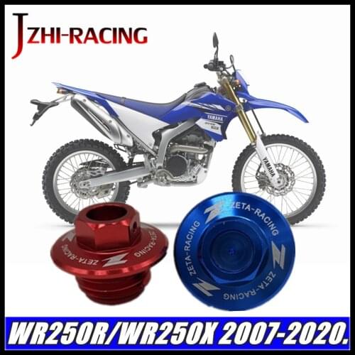 FOR YAMAHA WR250R WR250X WR250 R/X 2007-2020 Motorcycle Accessories CNC Engine Oil Cover nut