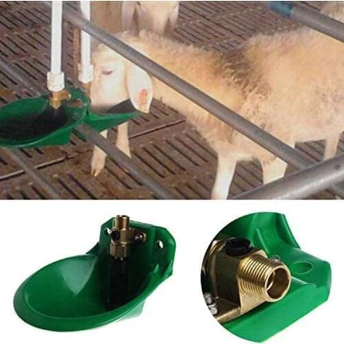Automatic Water Bowl Liquid Drinker Sheep Cow Cattle Pig Goat Horse Farm Animal Feeder Drinking Tool Replace Cattle Copper Valve