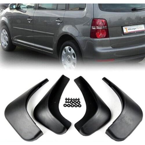 Front Rear Car Mud Flaps For VW Touran Caddy 2004-2010 Mudflaps Splash Guards Mud Flap Mudguards Fender 2009 2008 2007 2006 2005