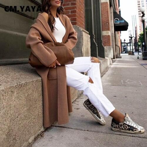 Женские приталенные пальто CM.YAYA China At AliExpress