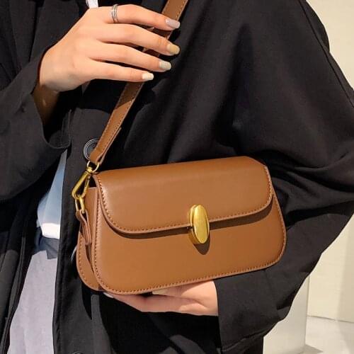 European and American High-quality Ladies Shoulder Bag 2021 New Female Bag Autumn Messenger Bag Korean Simple Small Square Bag