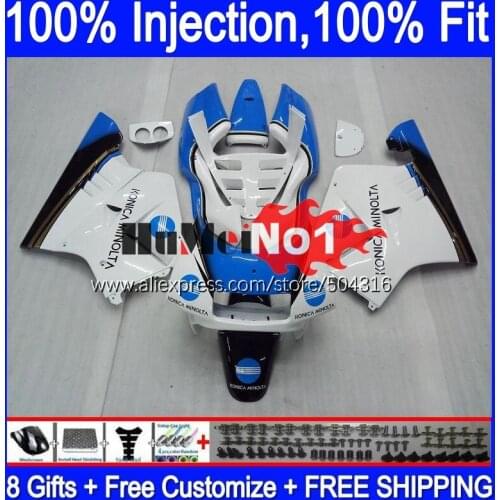 Injection For HONDA NSR250R MC21 PGM3 1990 1991 1992 1993 132MC.18 glossy white NSR250 NSR 250 R RR NSR 250R 90 91 92 93 Fairing