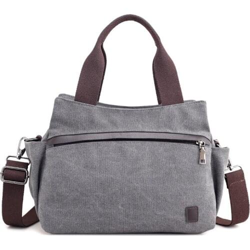 Korean fashion canvas woman bag, casual one-shoulder cross-body bag