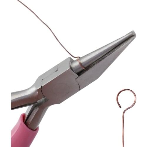 C9GA Jewellery Making Craft DIY Plier Tool Round Nosed Carbon Steel Plier 5 Inches 1 Set DIY Jewelry Tool Round Nose Plier