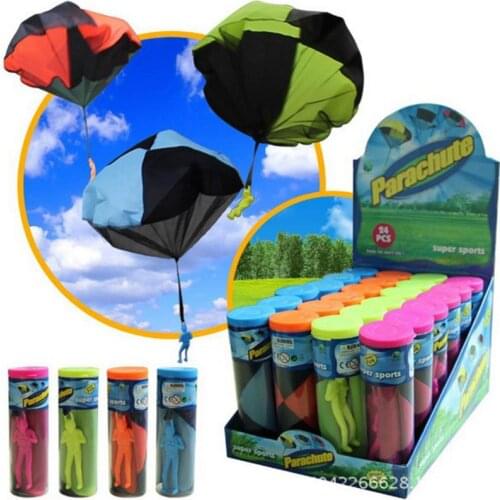 Mini Parachute Toy Hand Throwing Soldier Paratrooper Style Parachute Toys Outdoor Sports Children Kids Educational Toys